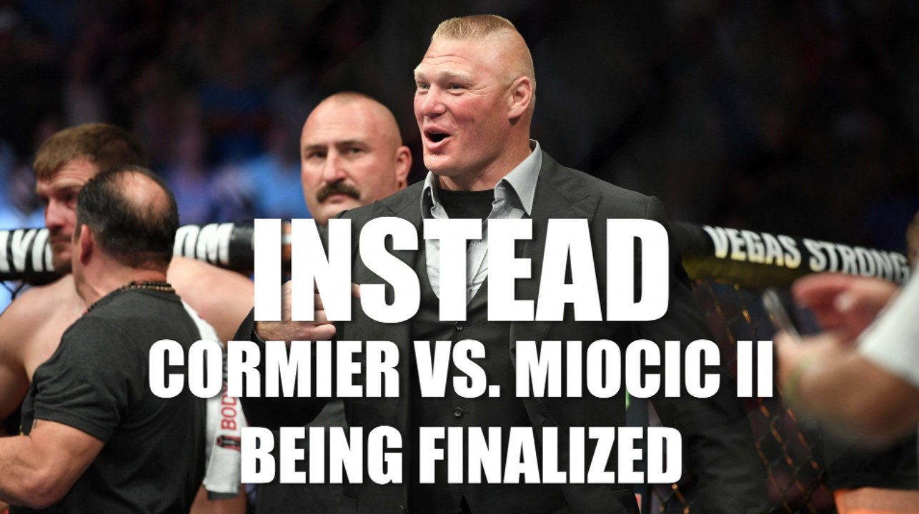 Brock Lesnar retires from UFC, makes way for Cormier-Miocic II