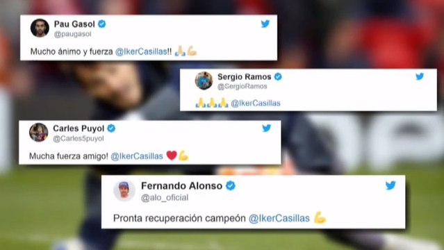Las redes sociales se inundan con mensajes de apoyo a Iker Casillas