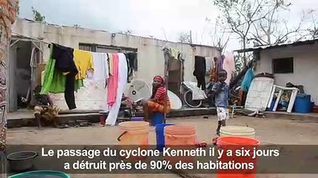 Mozambique/cyclone: constat des dégâts sur une île dévastée