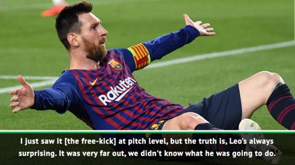 Messi still surprises me - Valverde