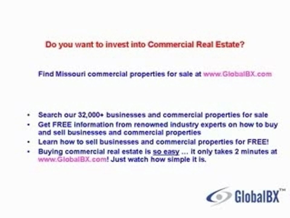 Missouri Commercial Real Estate For Sale