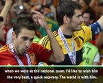 Jordi Alba sends best wishes to Spain teammate Casillas