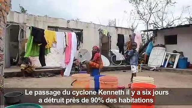 Mozambique/cyclone: constat des dégâts sur une île dévastée