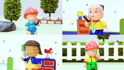 Caillou fll Animation |  First Day of School | Watch Caillou Stop Motion epss  Crafty Kids