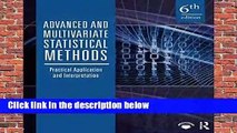 Full version  Advanced and Multivariate Statistical Methods  Review