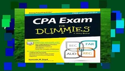 About For Books  CPA Exam For Dummies  For Kindle