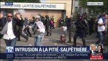 1er-mai: les images de l'intrusion de manifestants à l'hôpital de la Pitié-Salpêtrière à Paris