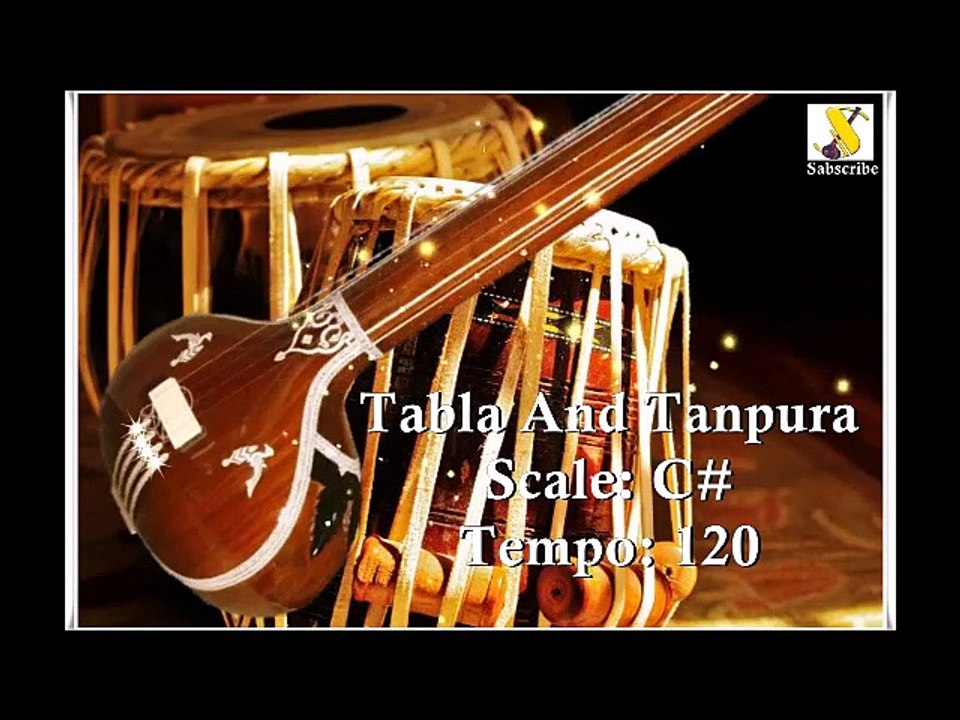Tabla Teen Tala 120 bpm with Tanpura C# Scale - video Dailymotion