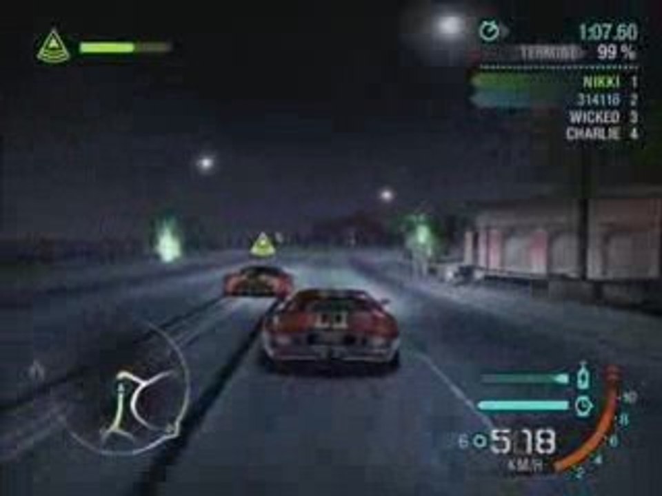 NFS carbon 524 Km/h