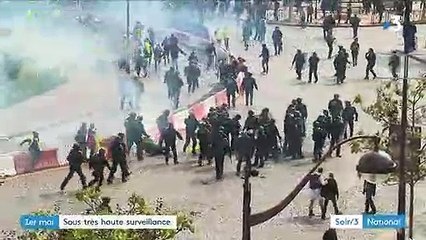 1er-Mai : un cortège placé sous très haute surveillance à Paris