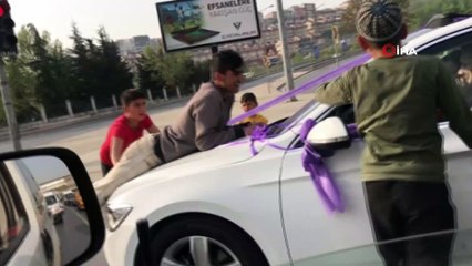 İstanbul’da trafikte “bahşiş” terörü kamerada