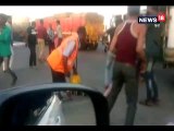 टोल नाके पर ड्राइवर के साथ टोलकर्मियों ने की मारपीट, VIDEO वायरल-Toll workers beaten driver on toll plaza in sirohi