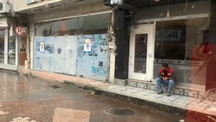Bursa'da Fındık Büyüklüğünde Dolu Yağdı
