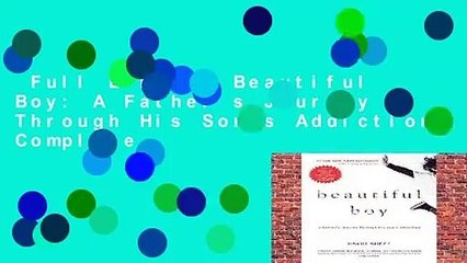 Full E-book  Beautiful Boy: A Father s Journey Through His Son s Addiction Complete