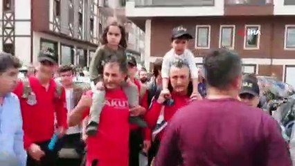 Ormanlık alanda bulunan kayıp çocuklar böyle görüntülendi