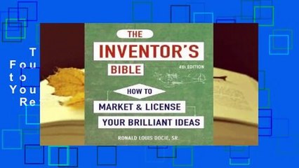 The Inventor's Bible, Fourth Edition: How to Market and License Your Brilliant Ideas  Review