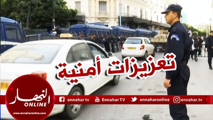 تعزيزات أمنية مشددة امام محكمة سيدي امحمد أثناء مثول "عبد الغني هامل" أمام قاضي التحقيق