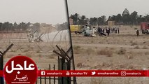 الوادي: سقوط طائرة هليكوبتر عسكرية بالقرب من مطار قمار