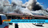 Mapolres Lampung Selatan Terbakar, Tahanan Dievakuasi