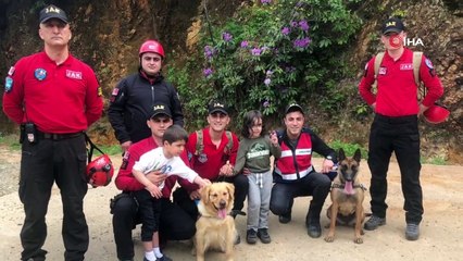 Kayıp çocuklar ormanlık alanda bulundu