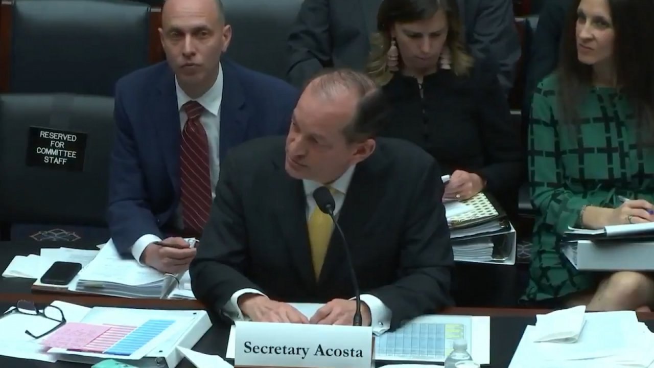 Hearing On Department Of Labor's Priorities Question Secretary's Knowledge Of Birth Control