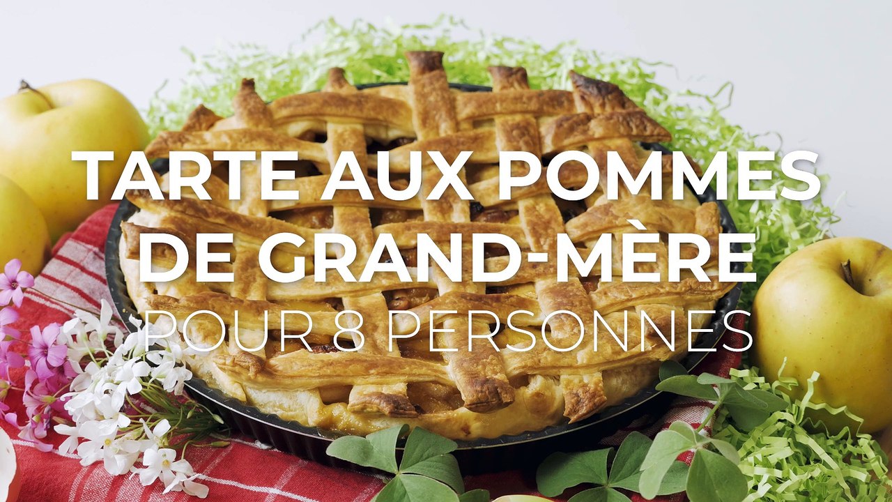 Tarte aux pommes de grand-mère