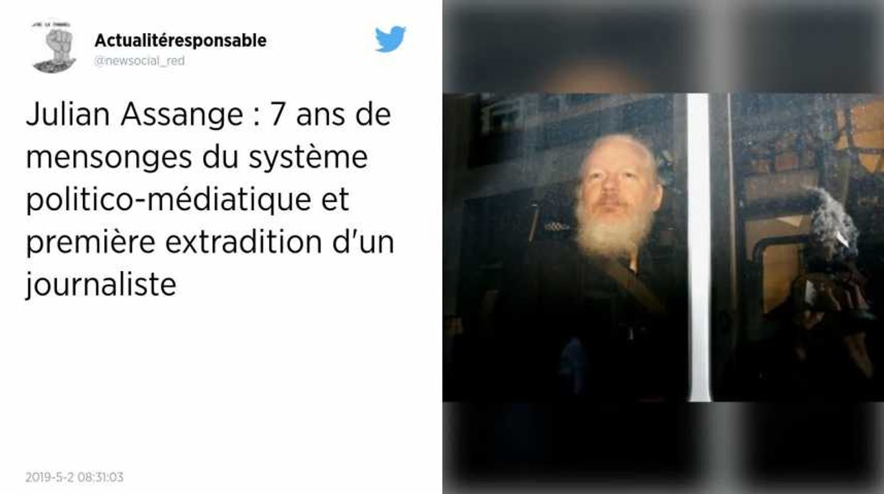 Julian Assange, le fondateur de WikiLeaks, condamné à près d’un an de prison