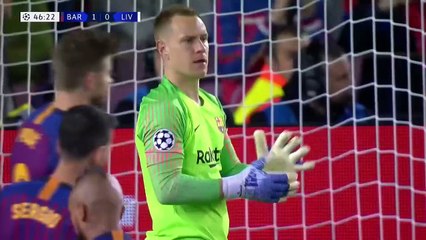 REPLAY  du  match Barça vs Liverpool  - Les temps forts