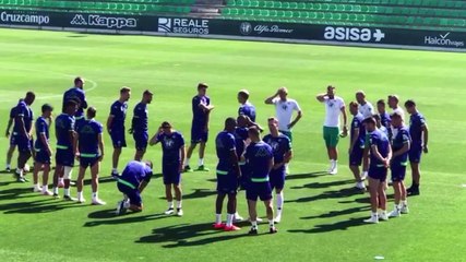 Entrenamiento del Betis con la Novedad de William Carvalho