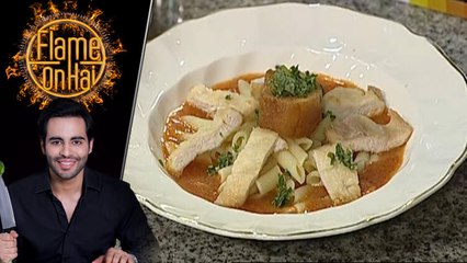 Pasta In Spicy Tomato Broth Recipe by Chef Basim Akhund 1 May 2019