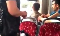Otobüste taciz şüphelisini, yolcular yakaladı