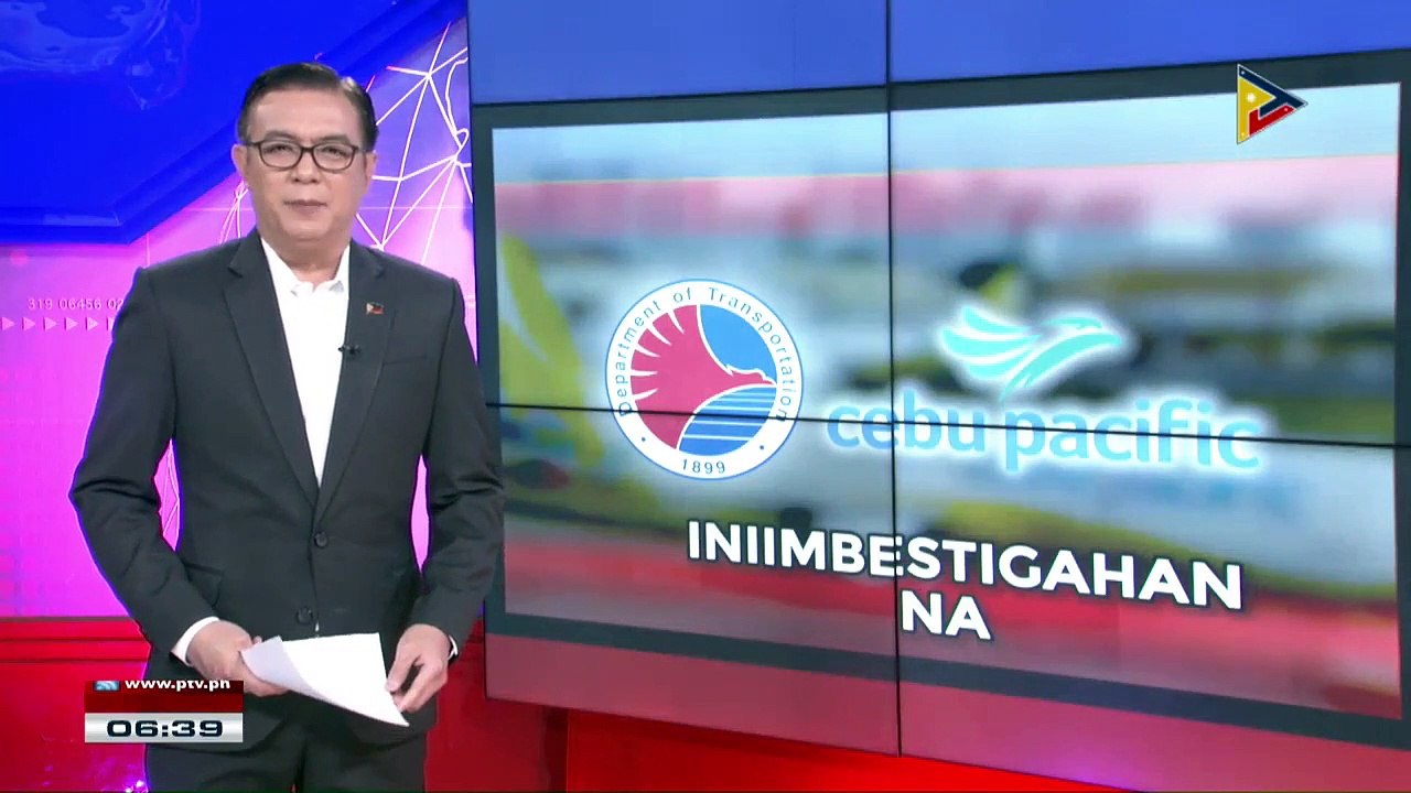 DOTr, iniimbestigahan ang flight cancellations ng Cebu Pac