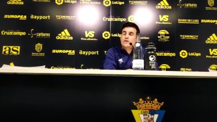 Matos Espera lo Mejor del Cádiz en los Duelos Directos