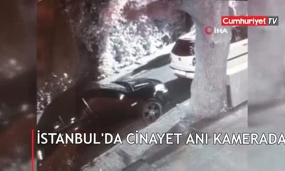 İstanbul'da korkunç cinayet anı!