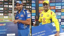 IPL 2019 : MS Dhoni Equals Rohit Sharma's 17 Man-Of-The-Match Awards Record In IPL | Oneindia Telugu