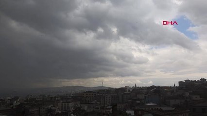 İstanbul- İstanbul Üstünde Korkutan Bulutlar - 1