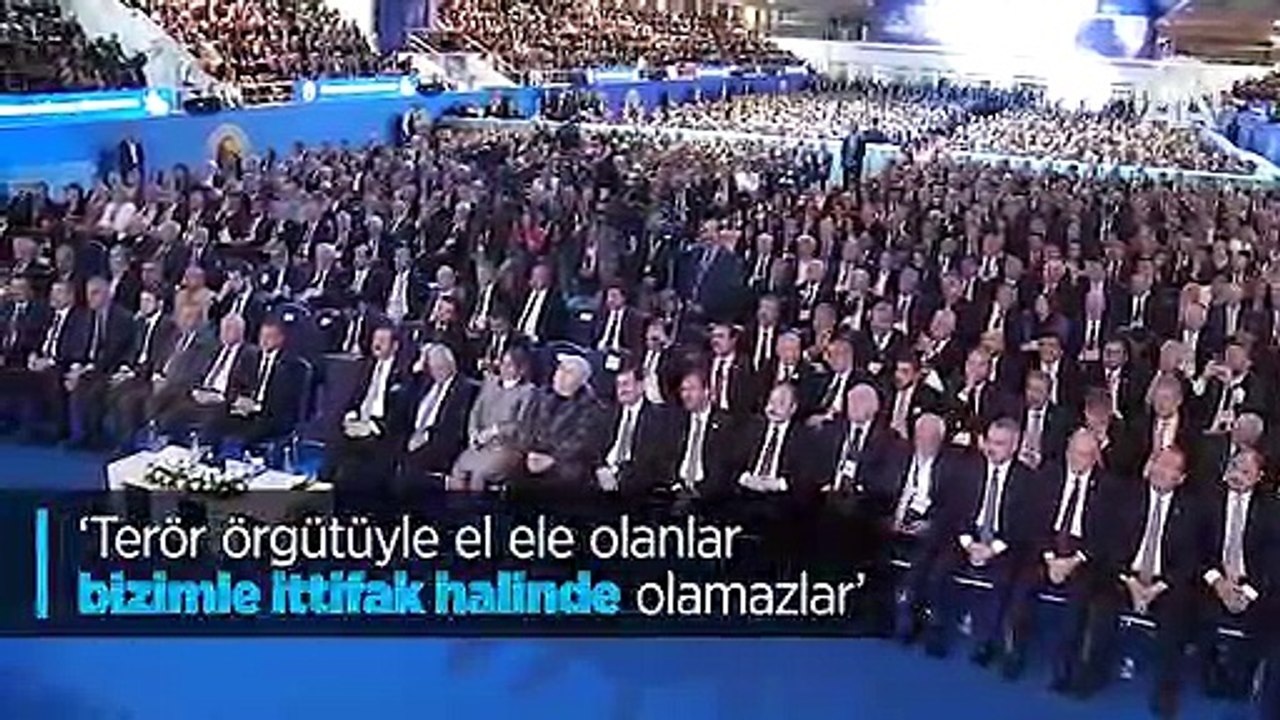 'Terör örgütüyle el ele olanlar bizimle ittifak halinde olamazlar'