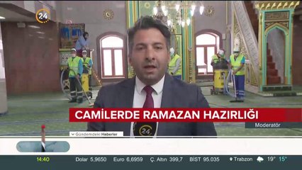 Camilerde Ramazan temizliği