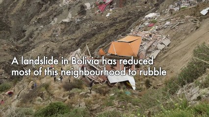 Rescue efforts underway after massive landslide in Bolivia