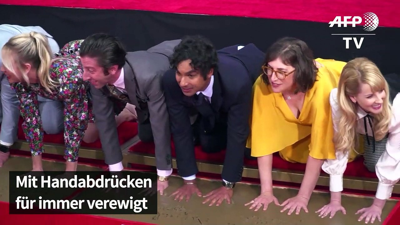 Große Ehre für die Stars von US-Sitcom 'The Big Bang Theory'