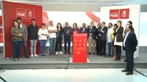 Vara e Ibarra en rueda de prensa por los 140 años de PSOE