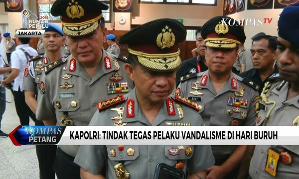 Kapolri: Kami Tindak Tegas Pelaku Vandalisme di Hari Buruh