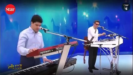 Türkmenistan Devlet Başkanı rap yaptı