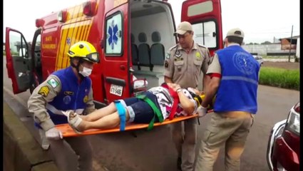 Grave colisão de trânsito é registrada na BR-467