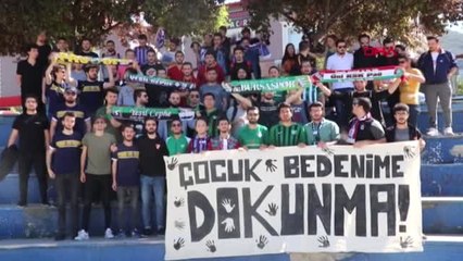 Denizli Taraftarlar Cinsel İstismara Karşı Tek Ses Oldu