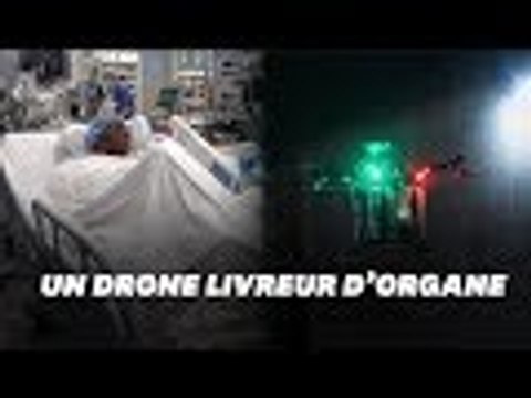 Des médecins tentent la livraison d'organes par drone aux États-Unis