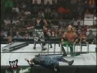 TLC triple threat ladder match e&c vs. hardy boyz vs. dudle