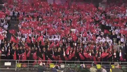 1919 kişilik koro şarkılar seslendirdi - SAMSUN