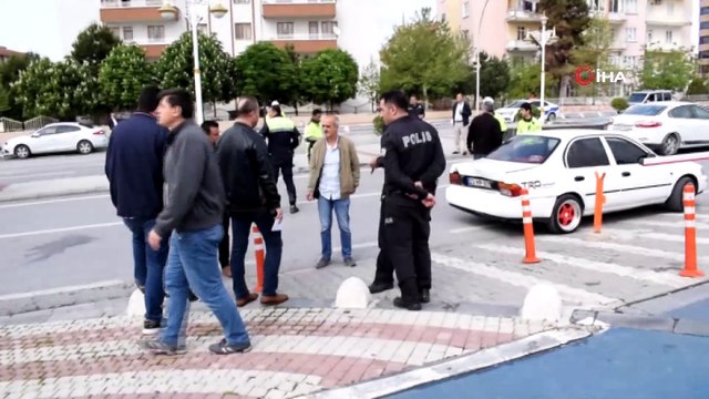 Trafikte çıkan kavgada sivil polisin burnu kırıldı