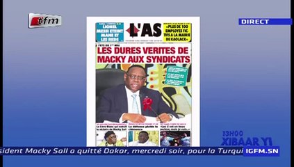REPLAY - Revue de Presse - Pr : EL HADJ ASSANE GUEYE - 02 Mai 2019